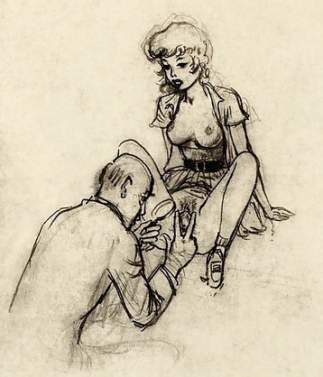 Erotic Drawings by Tom Poulton