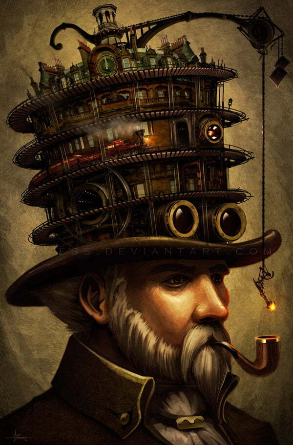 Steampunk Models with Kato, Rin, Olivia Overdose and and and